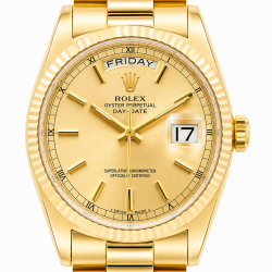 Rolex Day-Date 36MM 18038 18KT Yellow Gold Watch